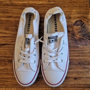 Women's slip on white converse shoes